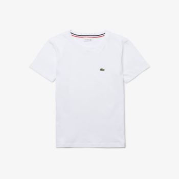 Lacoste Crew Neck Cotton Jersey T-shirt Dětské - Tričko Bílé | CZ-vNlSX5